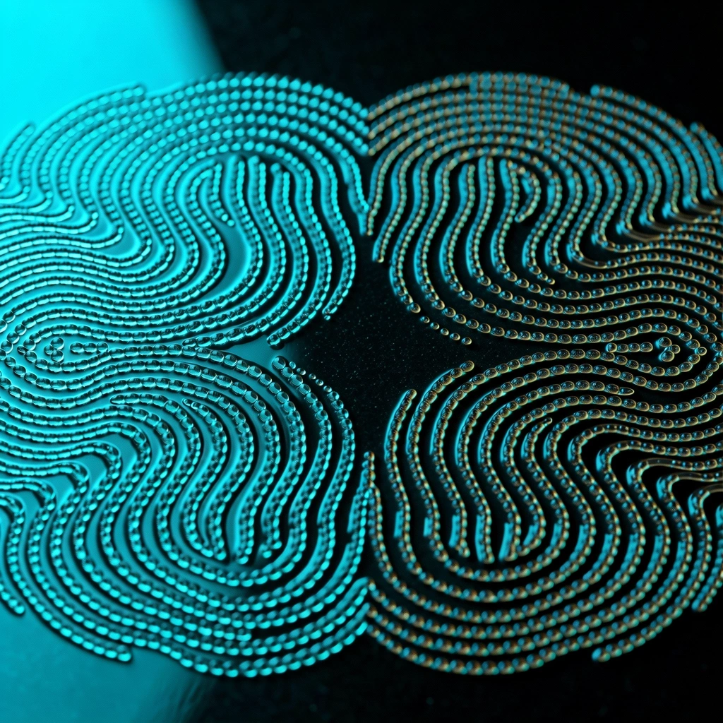 Representación visual de la vibración del sonido